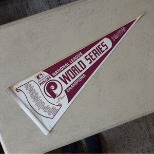 1983 Philadelphia Phillies World Series Champions Pennant